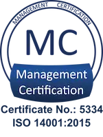 ISO 14001:2015 — Cert. No. 5877